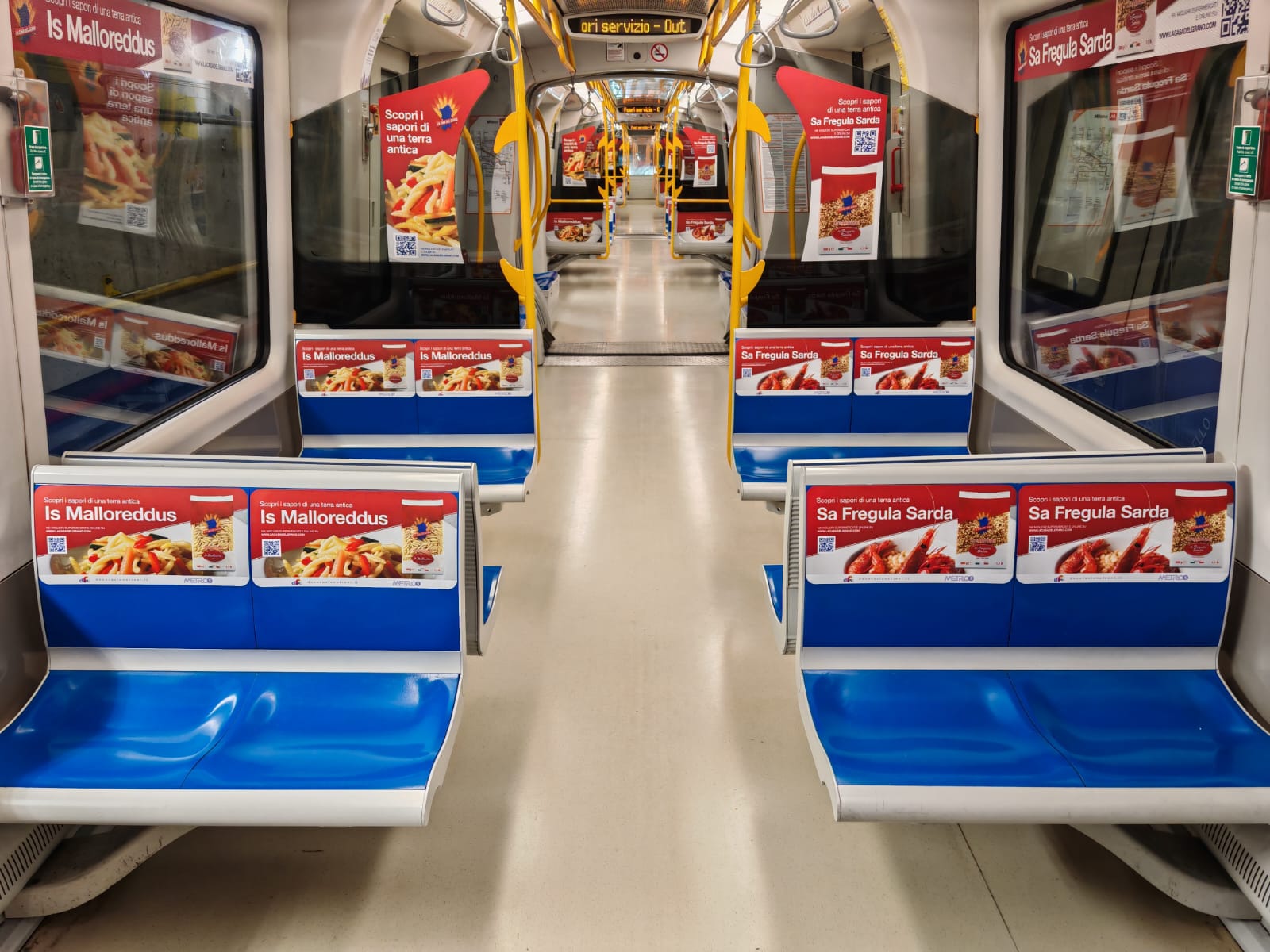 La casa del grano · allestimento Plus su treno M5