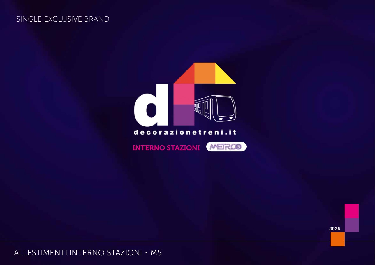 Copertina del PDF Allestimenti interno stazioni M5 di DecorazioneTreni